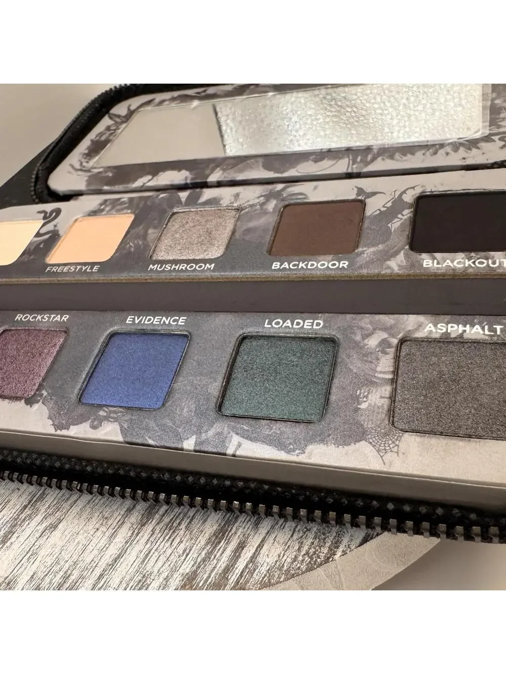 Urban Decay SMOKED Eyeshadow Palette RARE Brand New w/ Look Book BNWOB